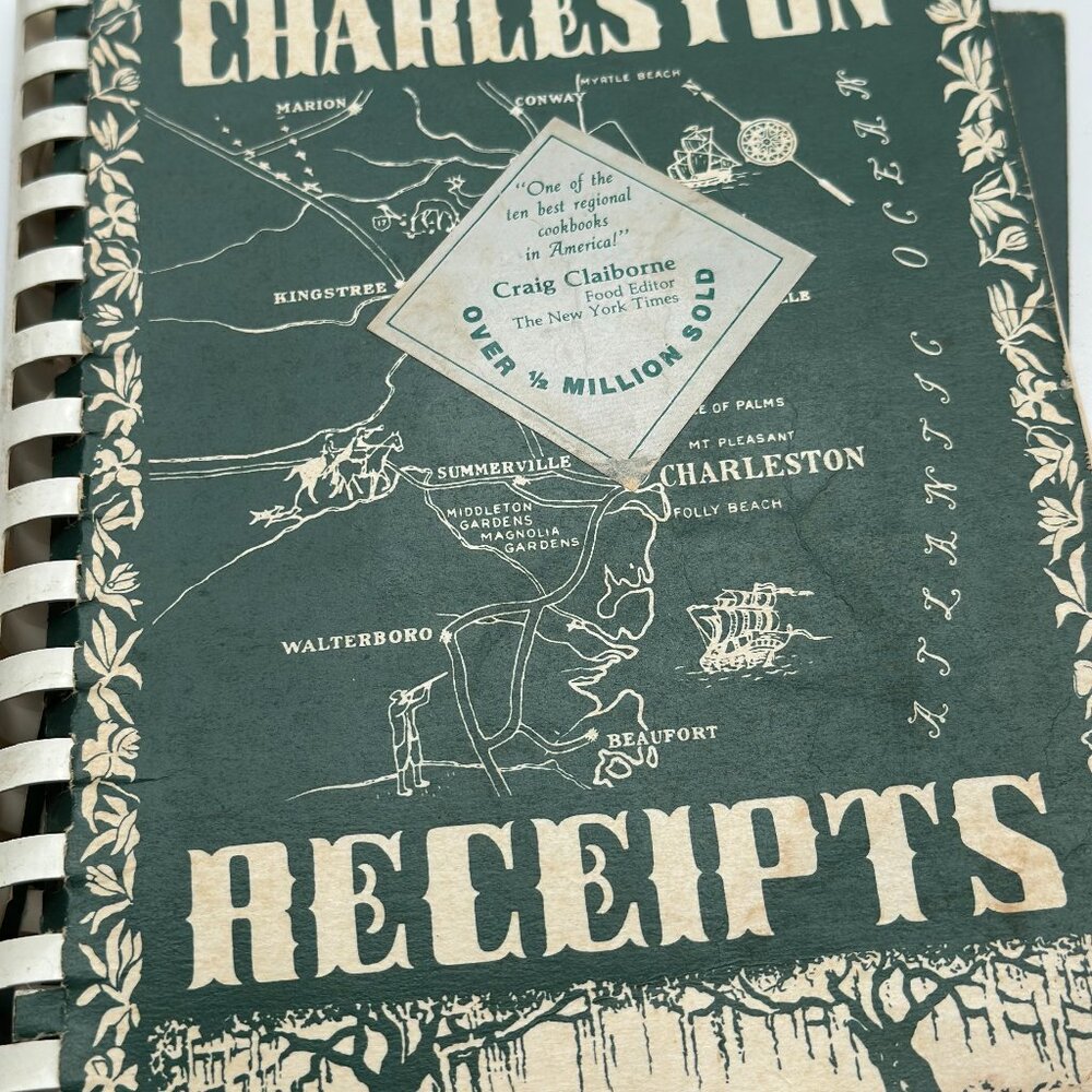 #RN B93 CHARLSTON RECEIPTS  JUNIOR LEAGUE OF CHARLESTON  1950